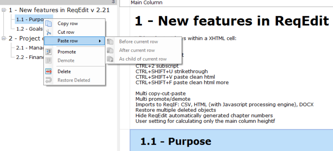 Edit ReqIF requirement files – ReqEdit Documentation